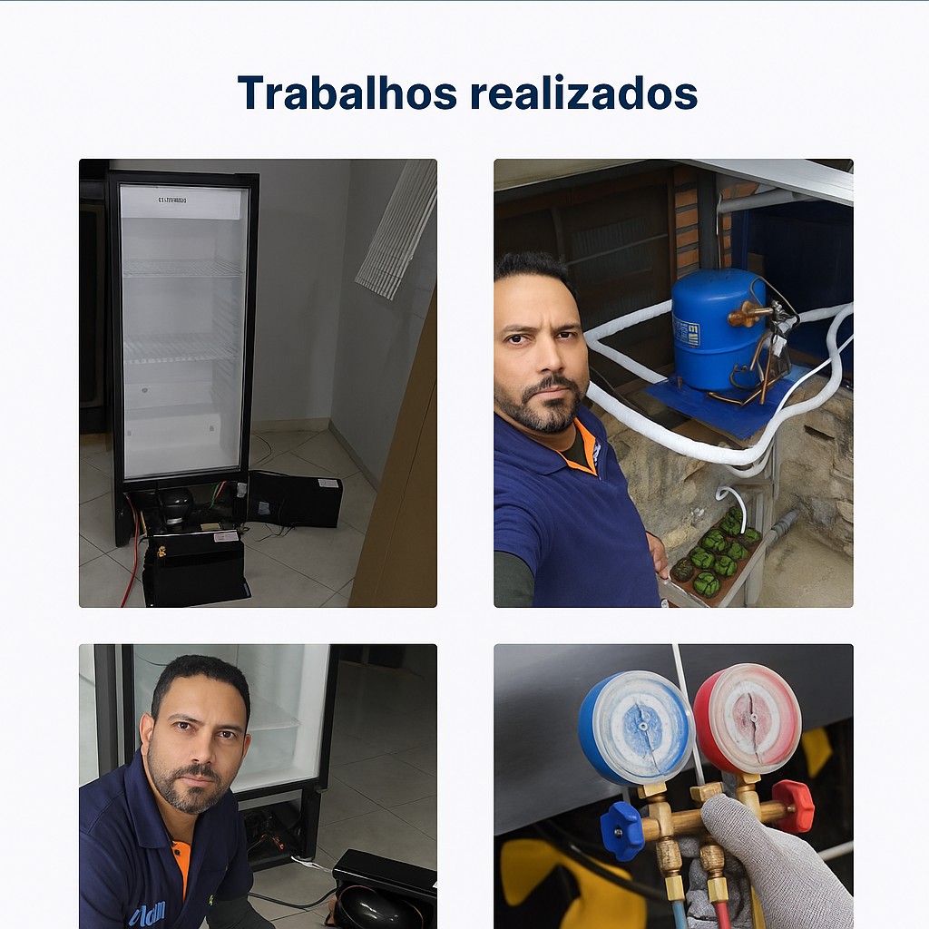 Manutenção de geladeira comercial